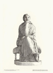 Agrippine sortant du bain de Claude Mellan (1598-1688)